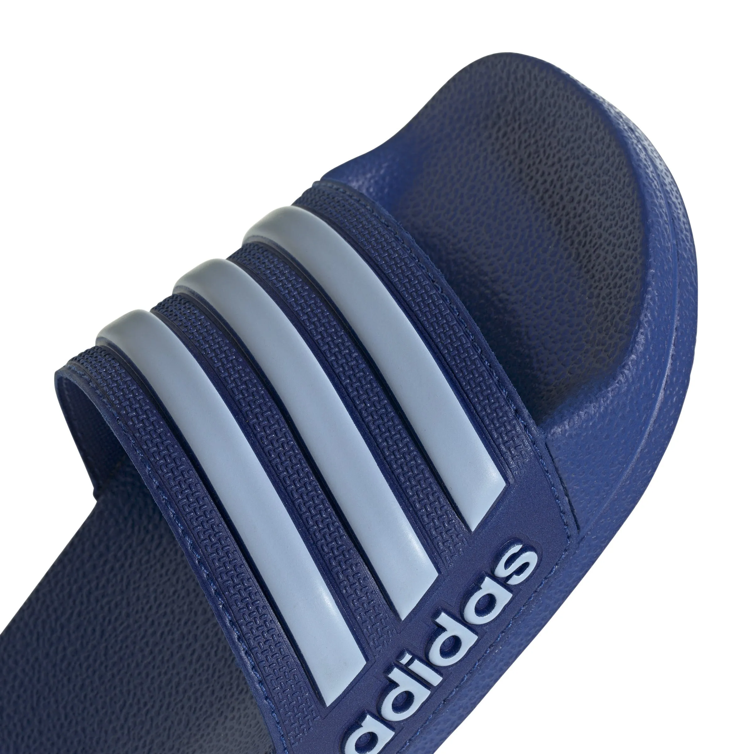 Adidas Kids Adilette Shower Slides - Royal Blue/Glow Blue