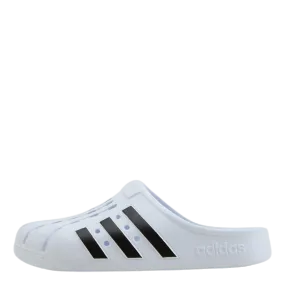 Adilette Clogs Cloud White / Core Black / Cloud White