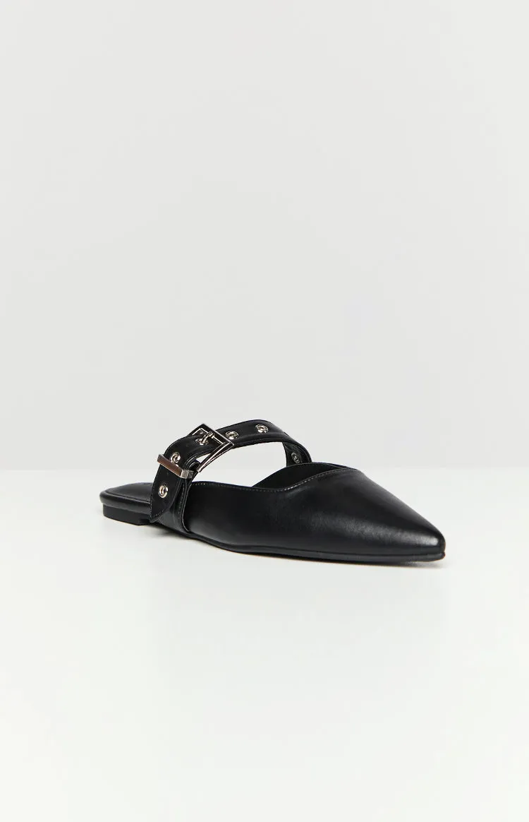 Billini Halsy Black Mules