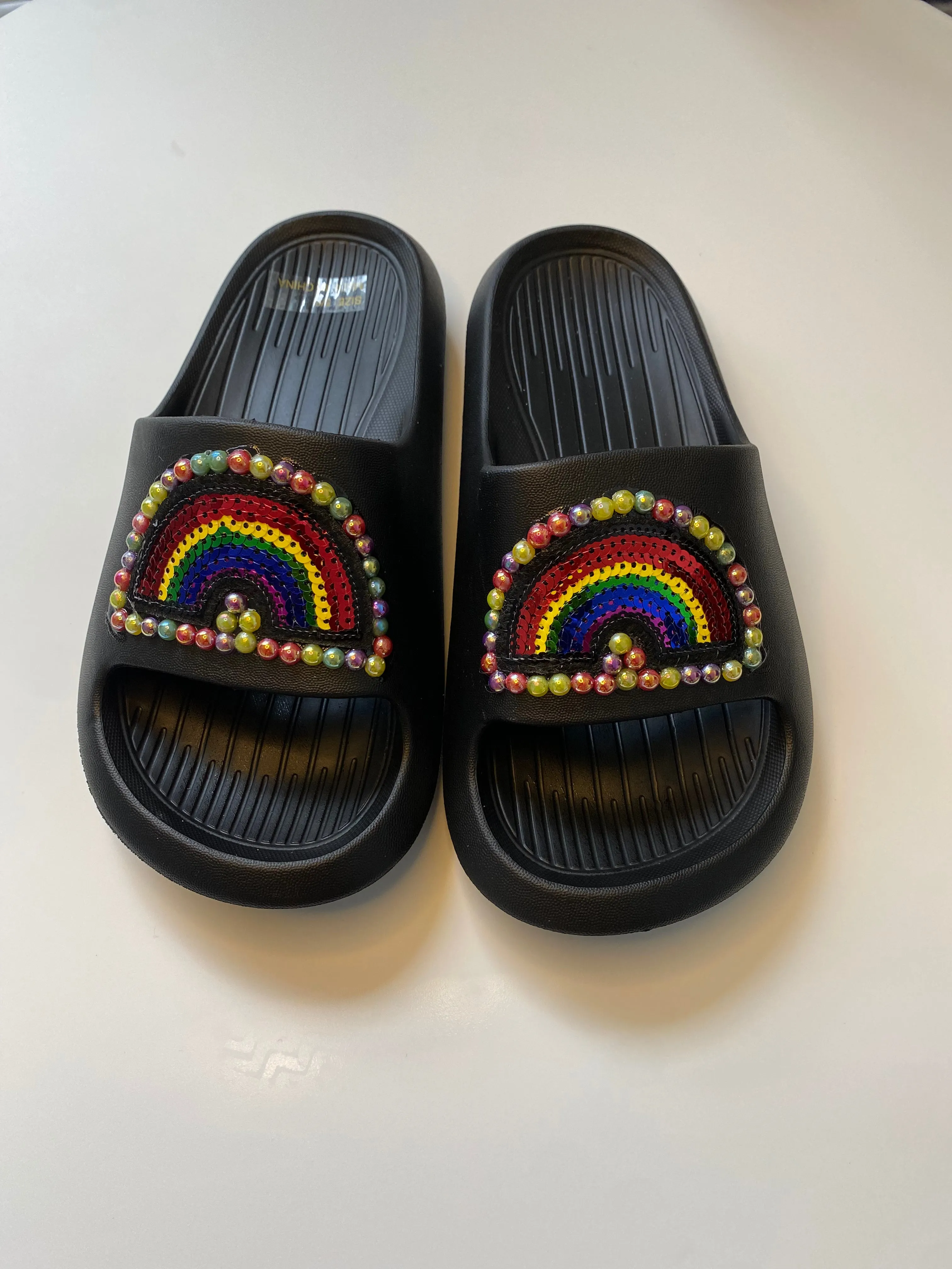 BLACK RAINBOW ALL OVER SLIDES