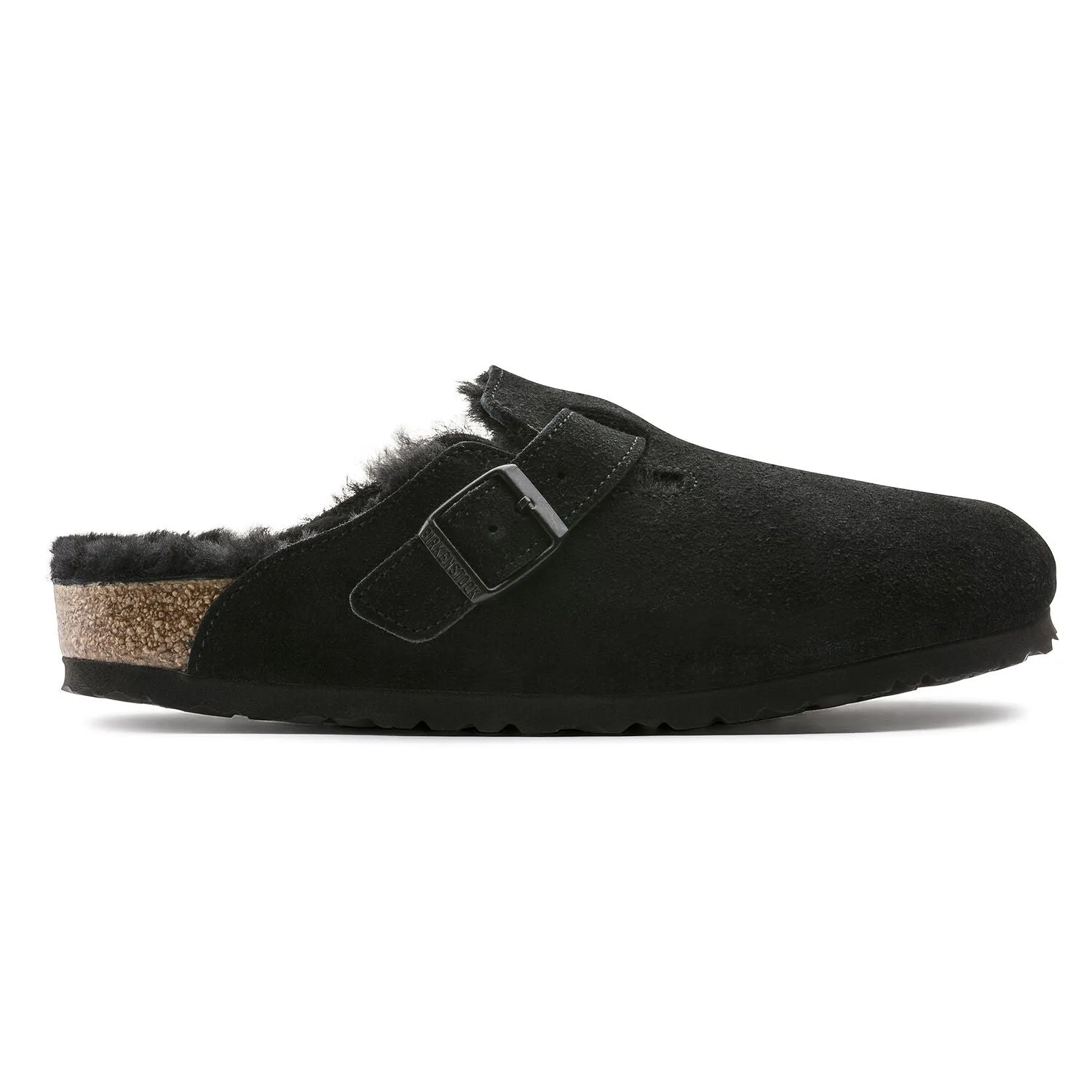 Boston Shearling | Suede | Black