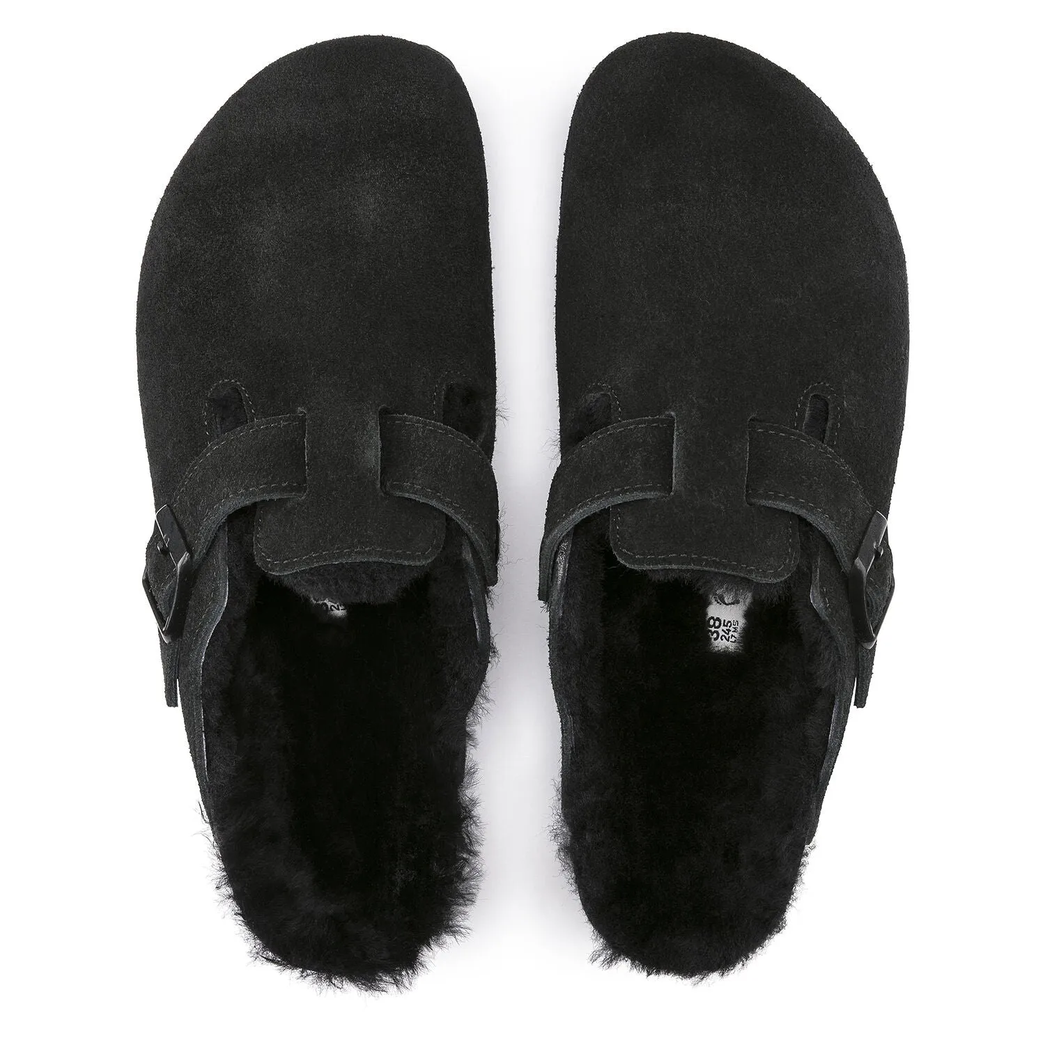 Boston Shearling | Suede | Black