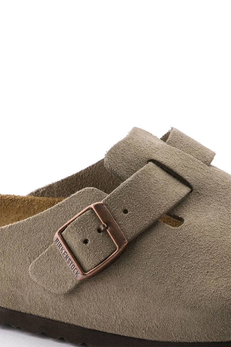 Boston Soft Footbed | Taupe Suede