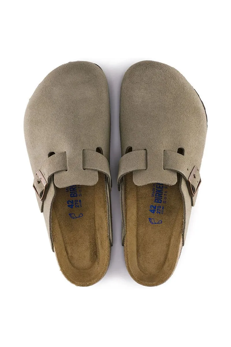 Boston Soft Footbed | Taupe Suede