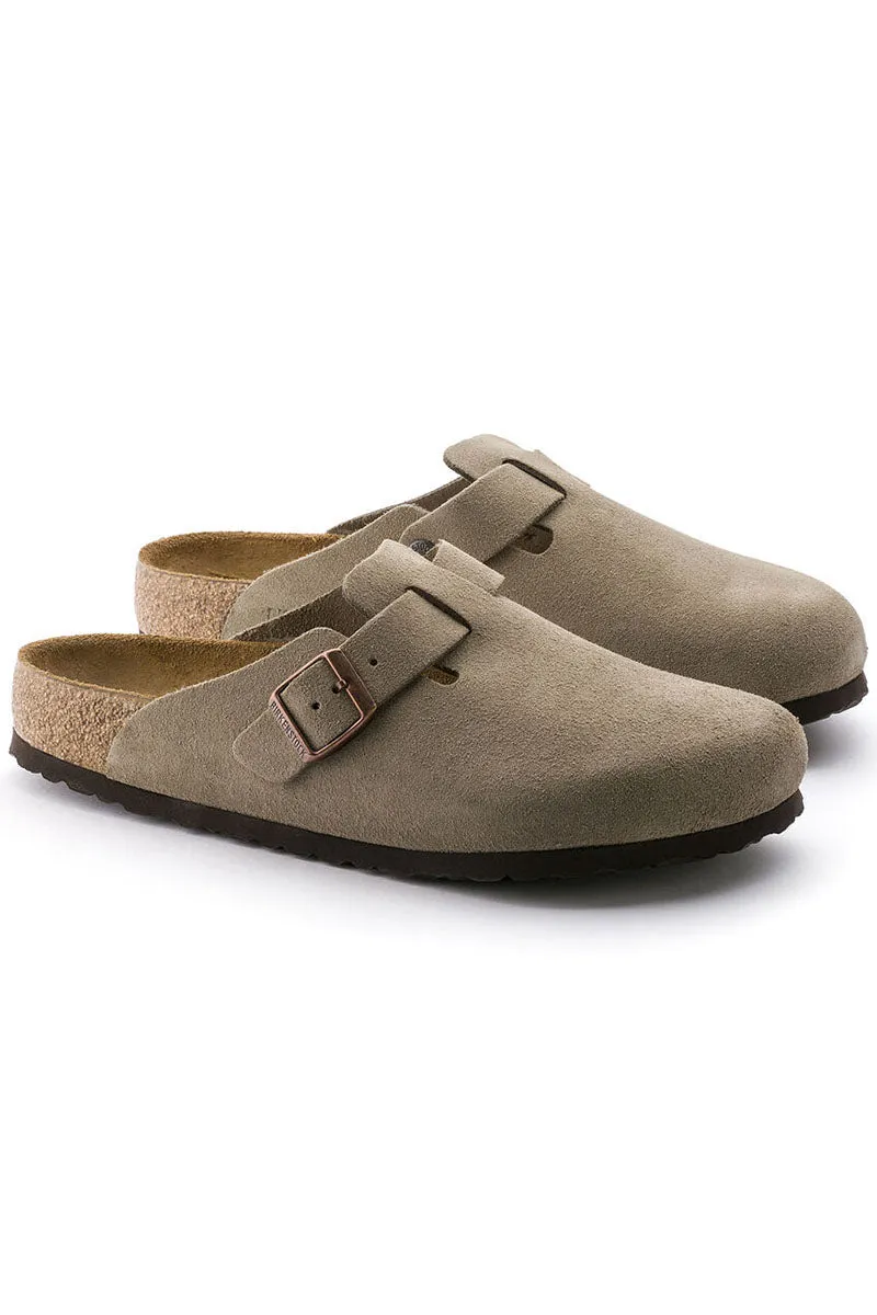 Boston Soft Footbed | Taupe Suede