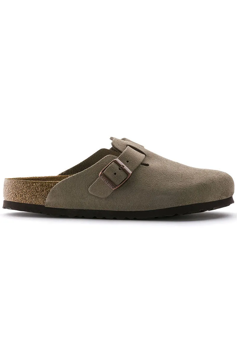 Boston Soft Footbed | Taupe Suede