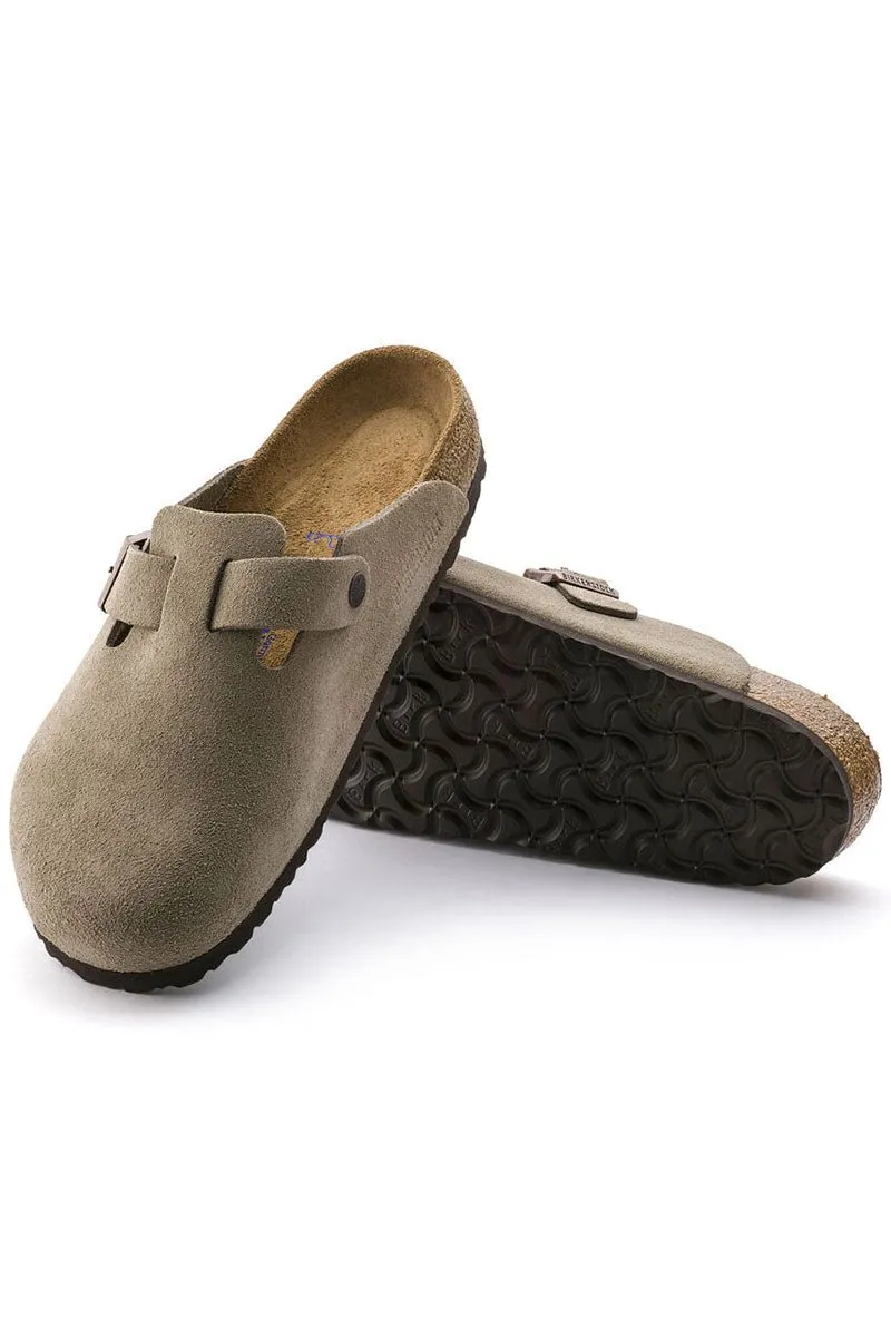 Boston Soft Footbed | Taupe Suede