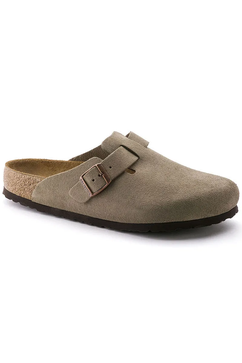 Boston Soft Footbed | Taupe Suede