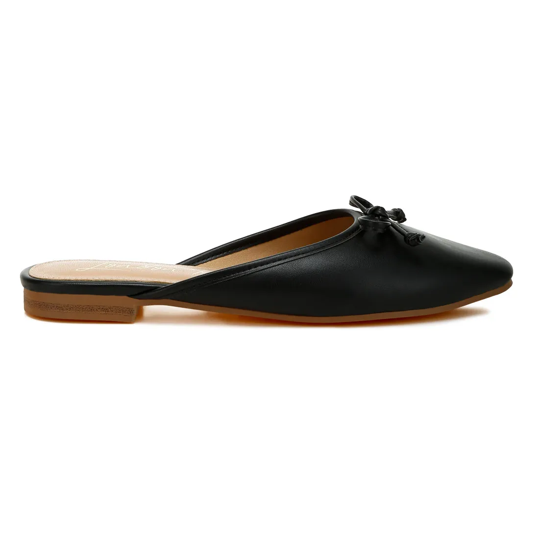 Bow Slip-On Flat Mules