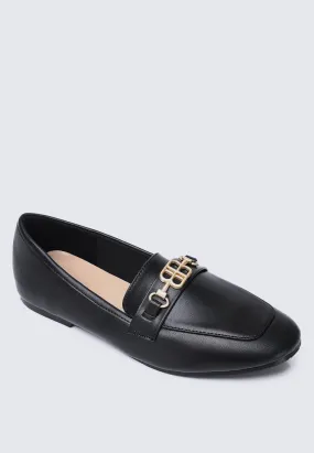 Britt Comfy Loafers In Black