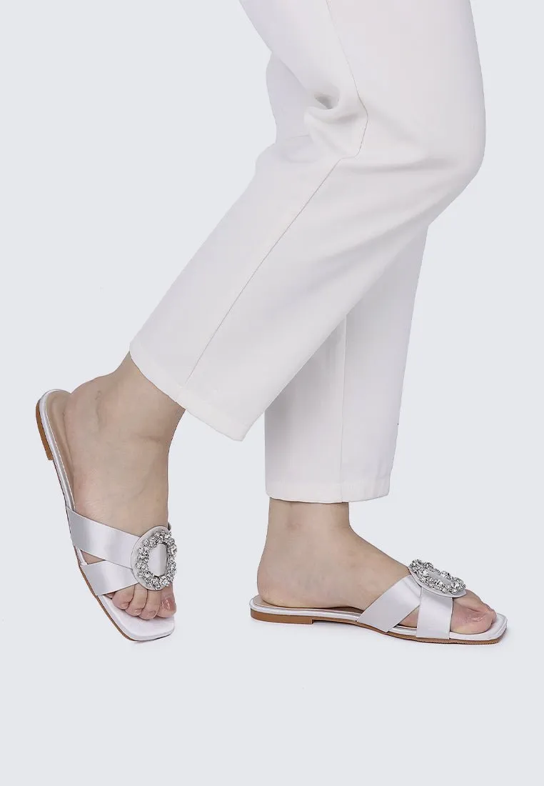 Charlie Comfy Sandals In Silver