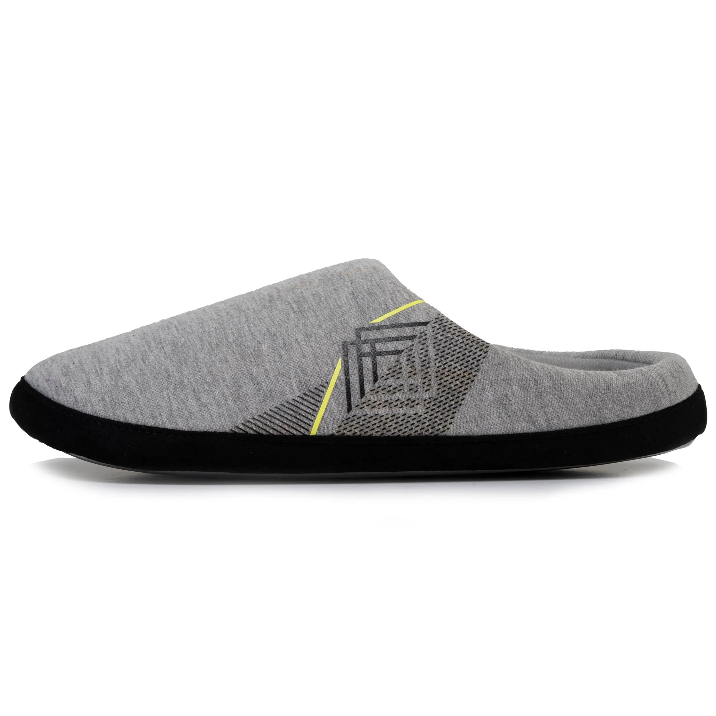 Chaussons mules Homme jersey Gris foncé