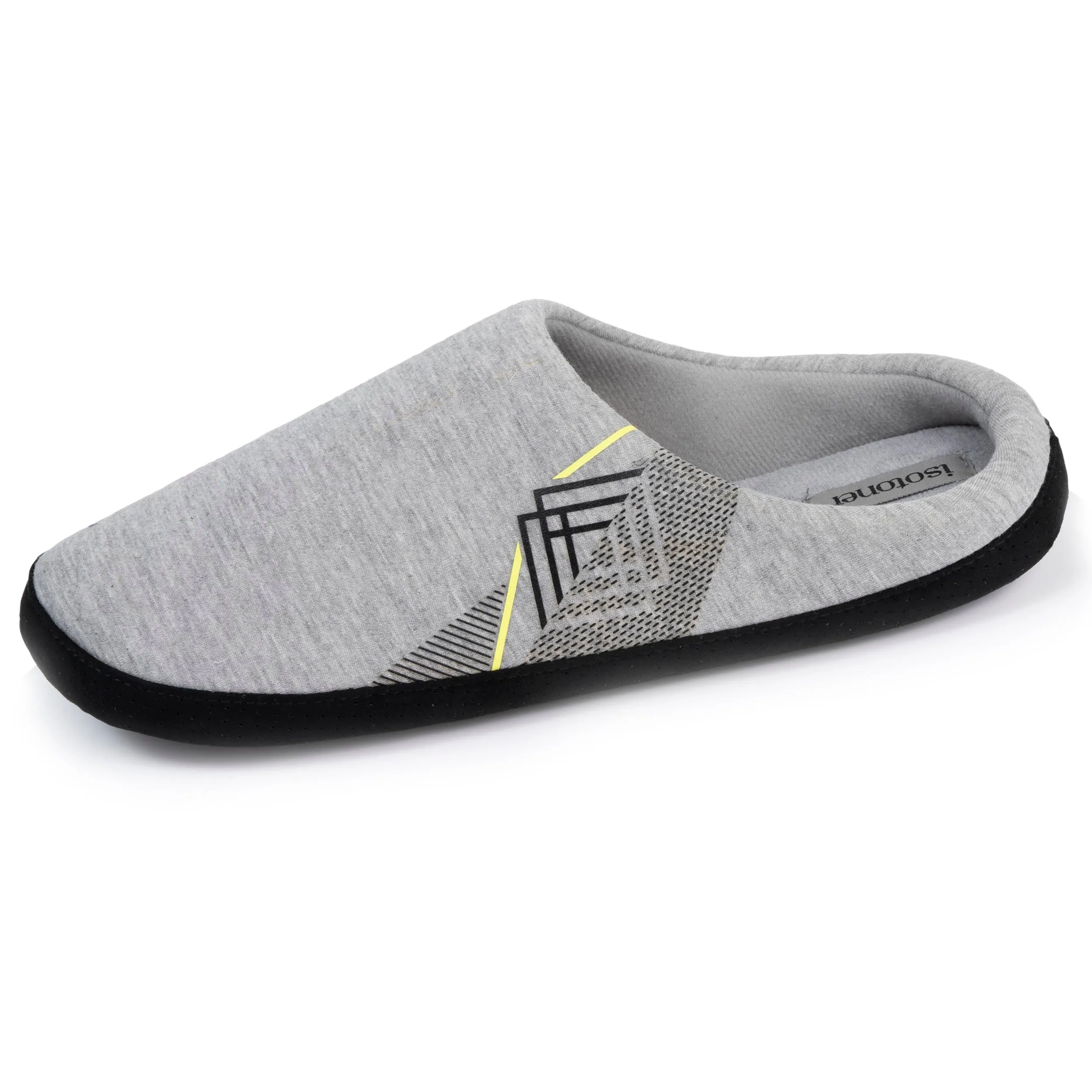 Chaussons mules Homme jersey Gris foncé