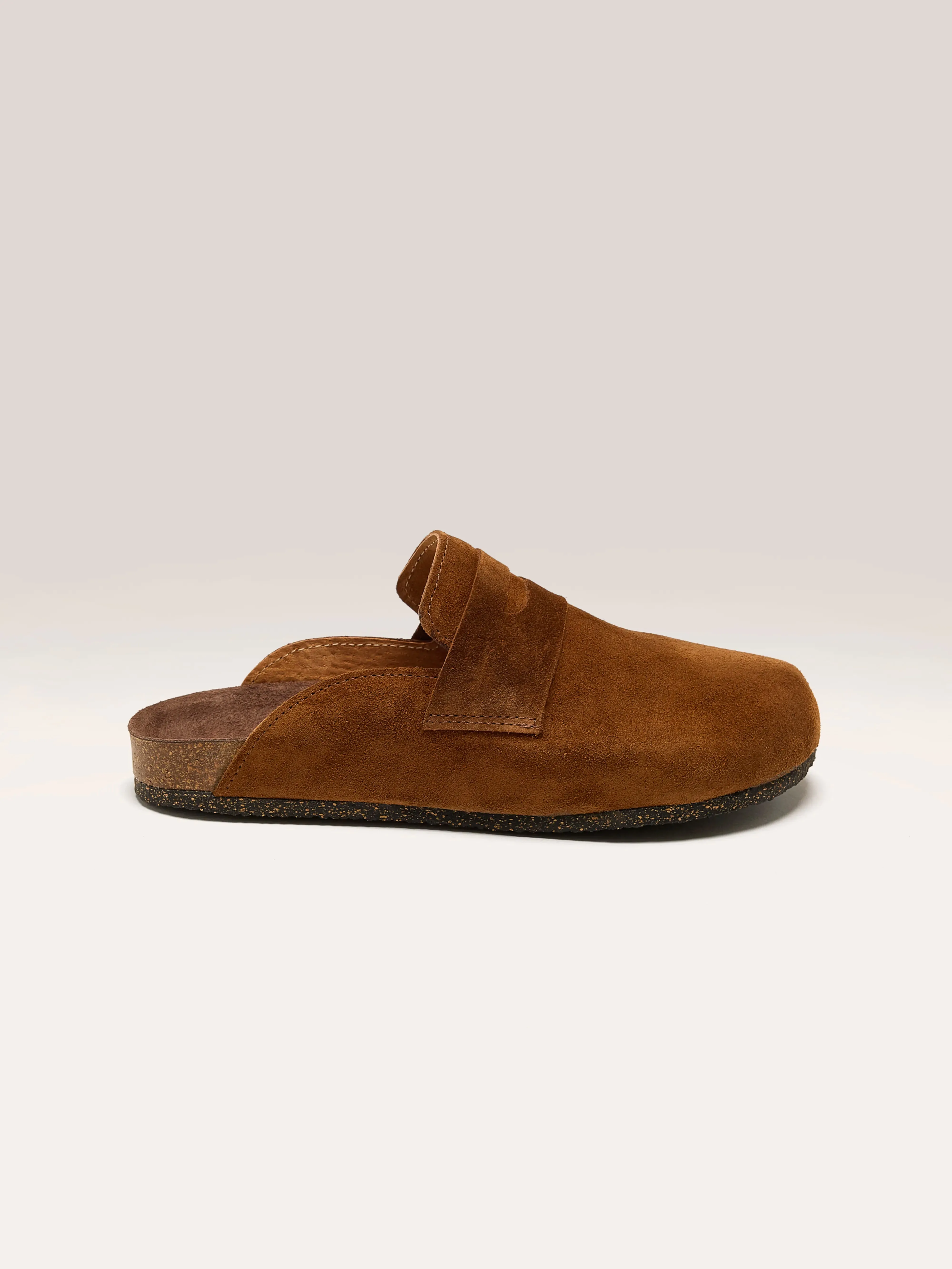 Cognac Velour Clogs (242 / W / COGNAC)