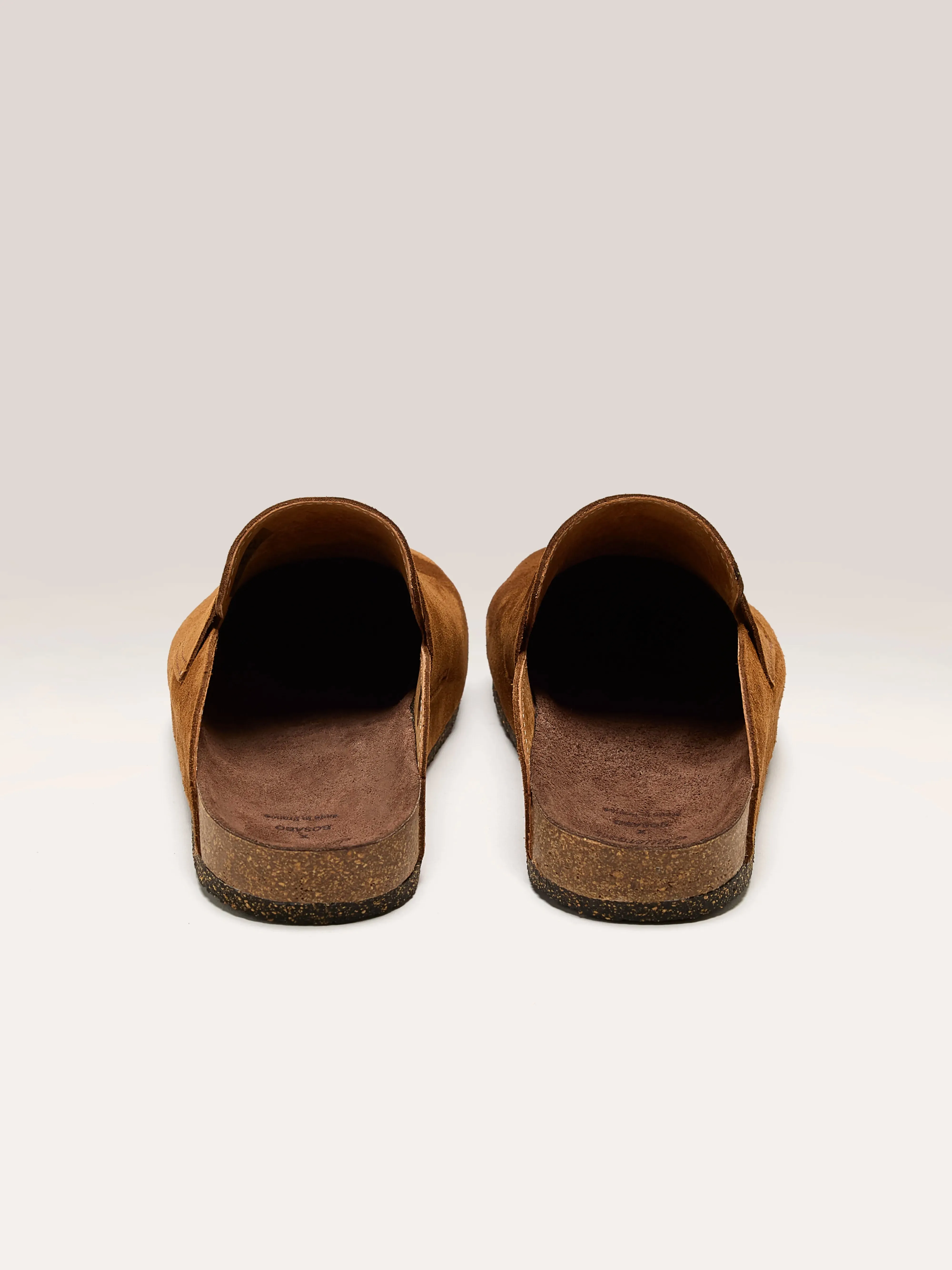 Cognac Velour Clogs (242 / W / COGNAC)