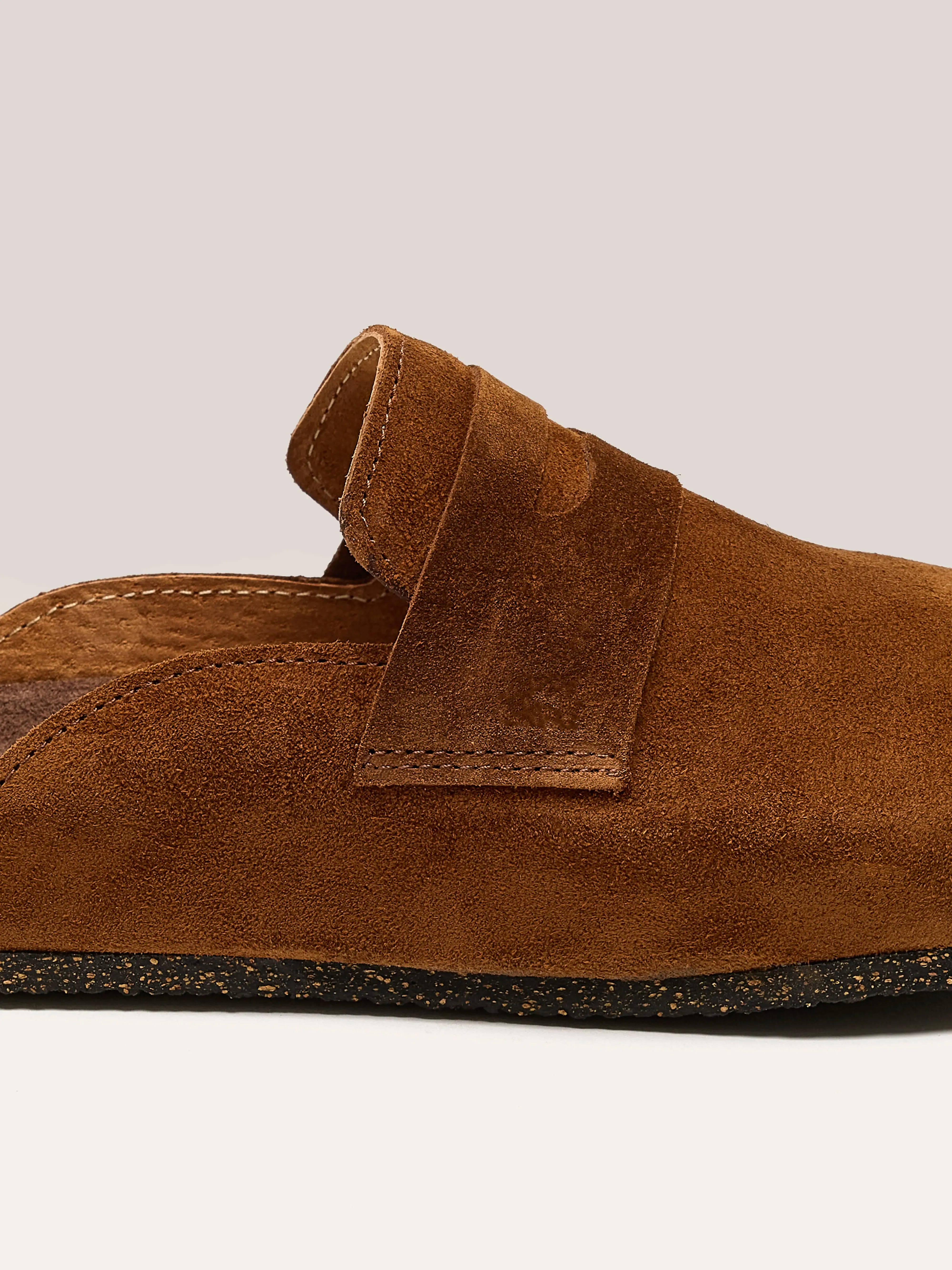 Cognac Velour Clogs (242 / W / COGNAC)