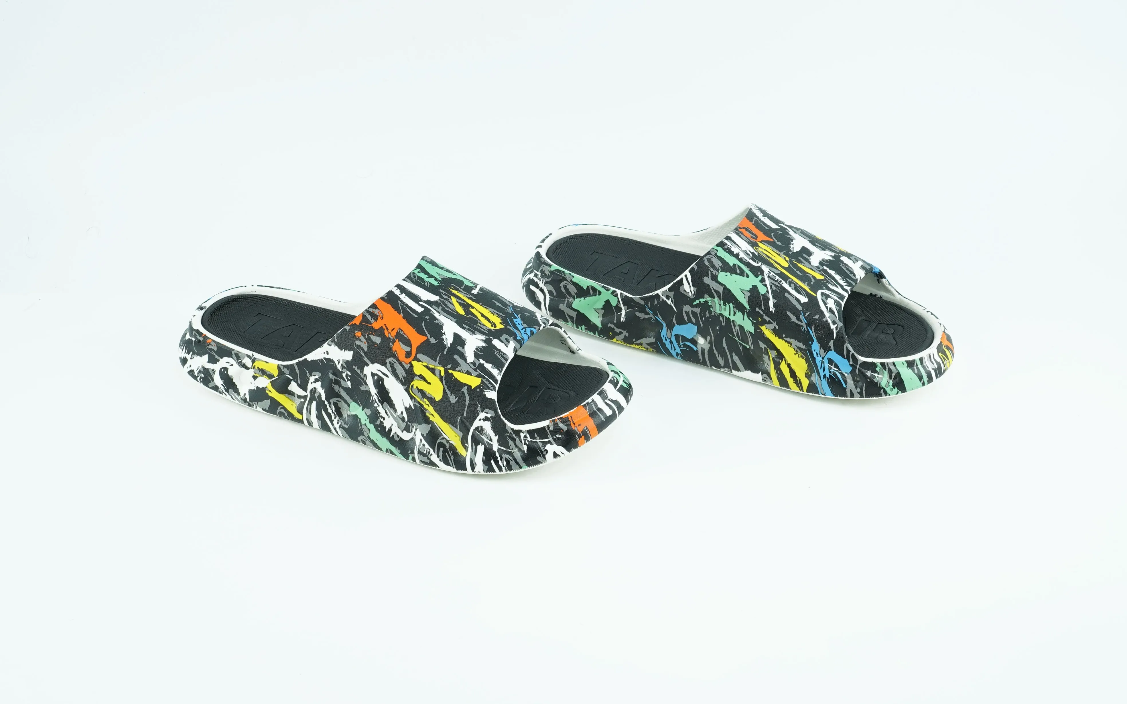 Colorful summer EVA slides for men