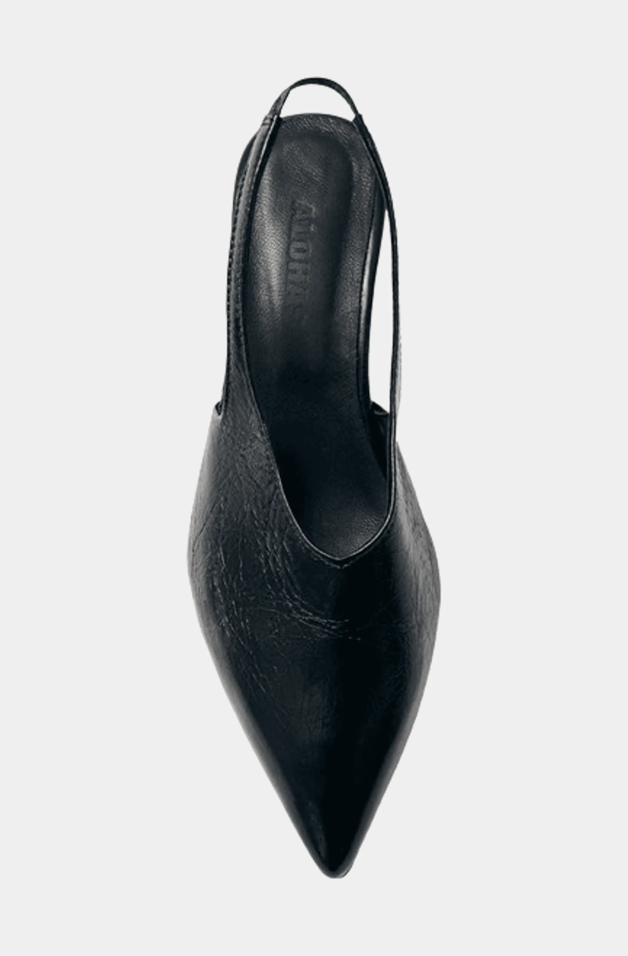 Eros Black Leather Mules