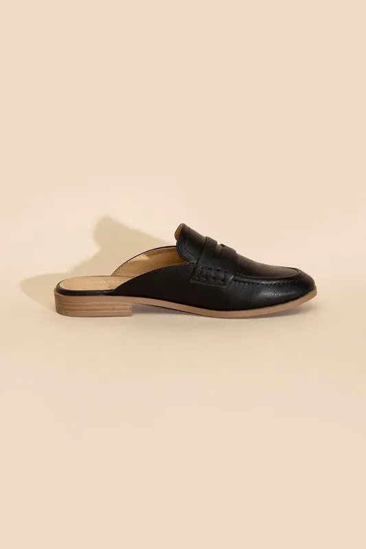 Flat Loafer Mule