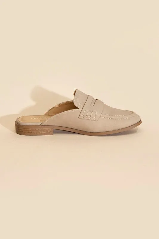 Flat Loafer Mule