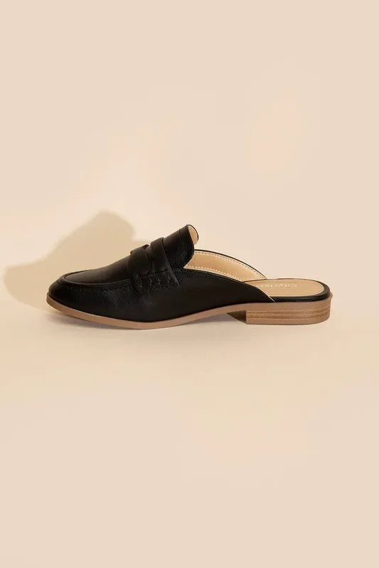 Flat Loafer Mule