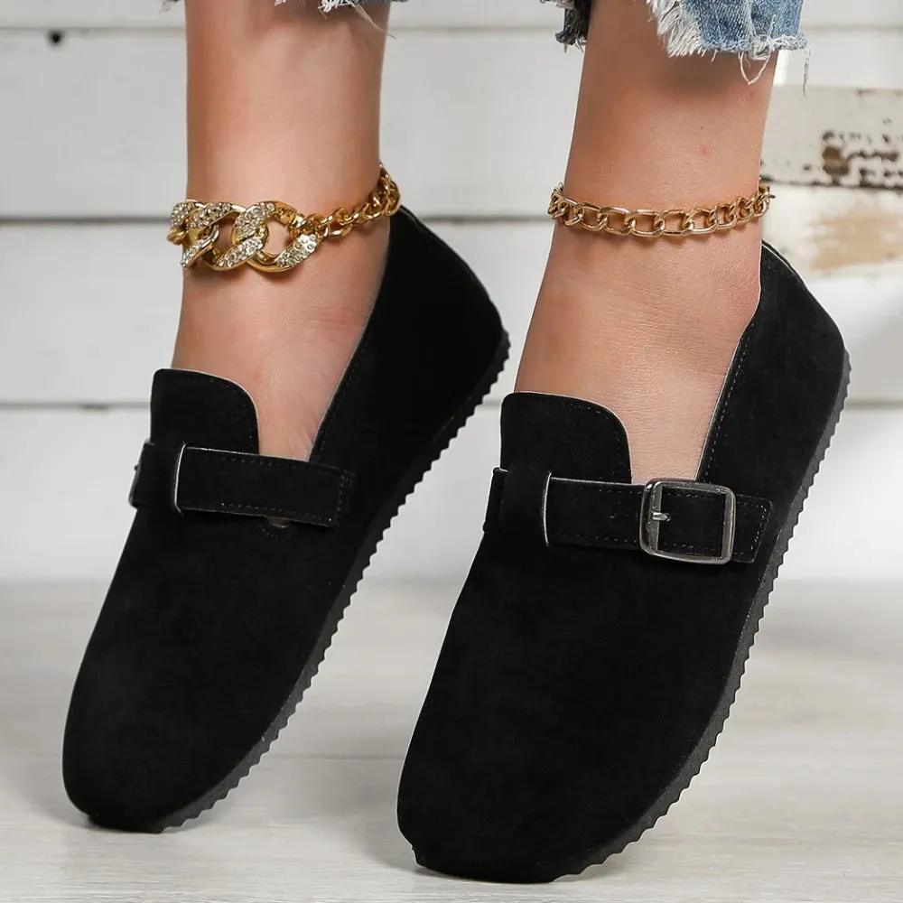 Harriet - Comfortable Suede Clogs for Women