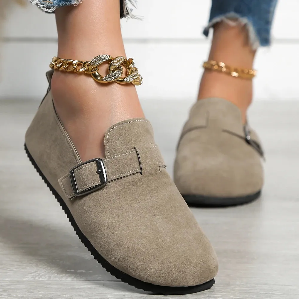 Harriet - Comfortable Suede Clogs for Women