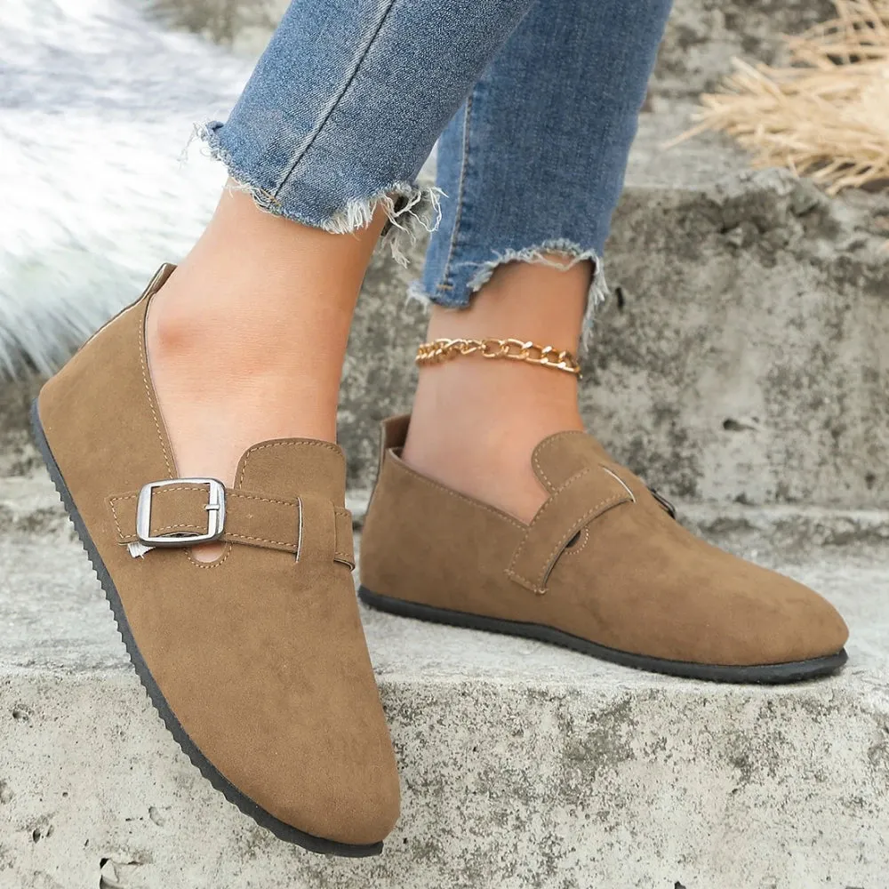 Harriet - Comfortable Suede Clogs for Women