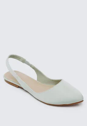 Kate Comfy Ballerina In Sage Green