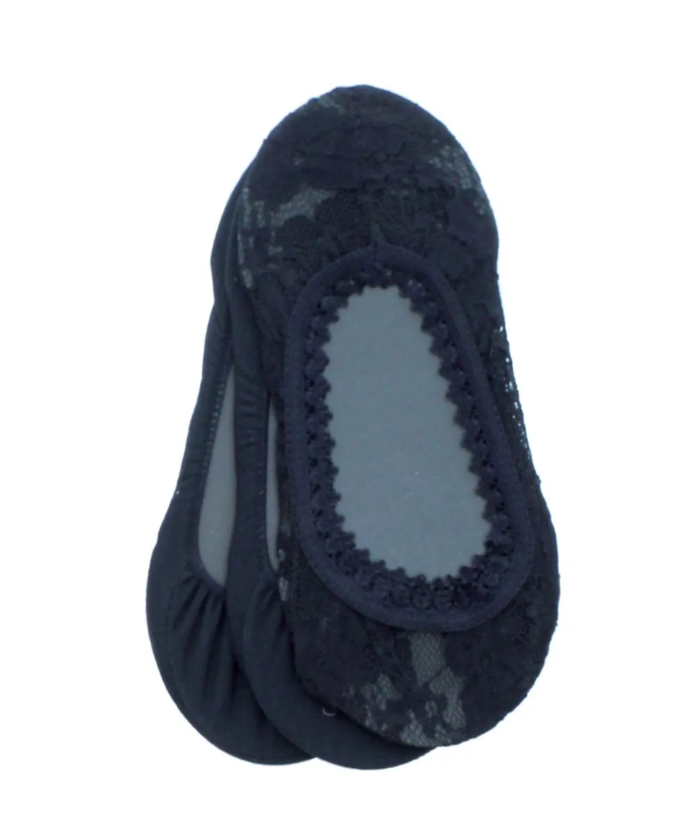 Lace Cotton Shoe Liners 3-Pack