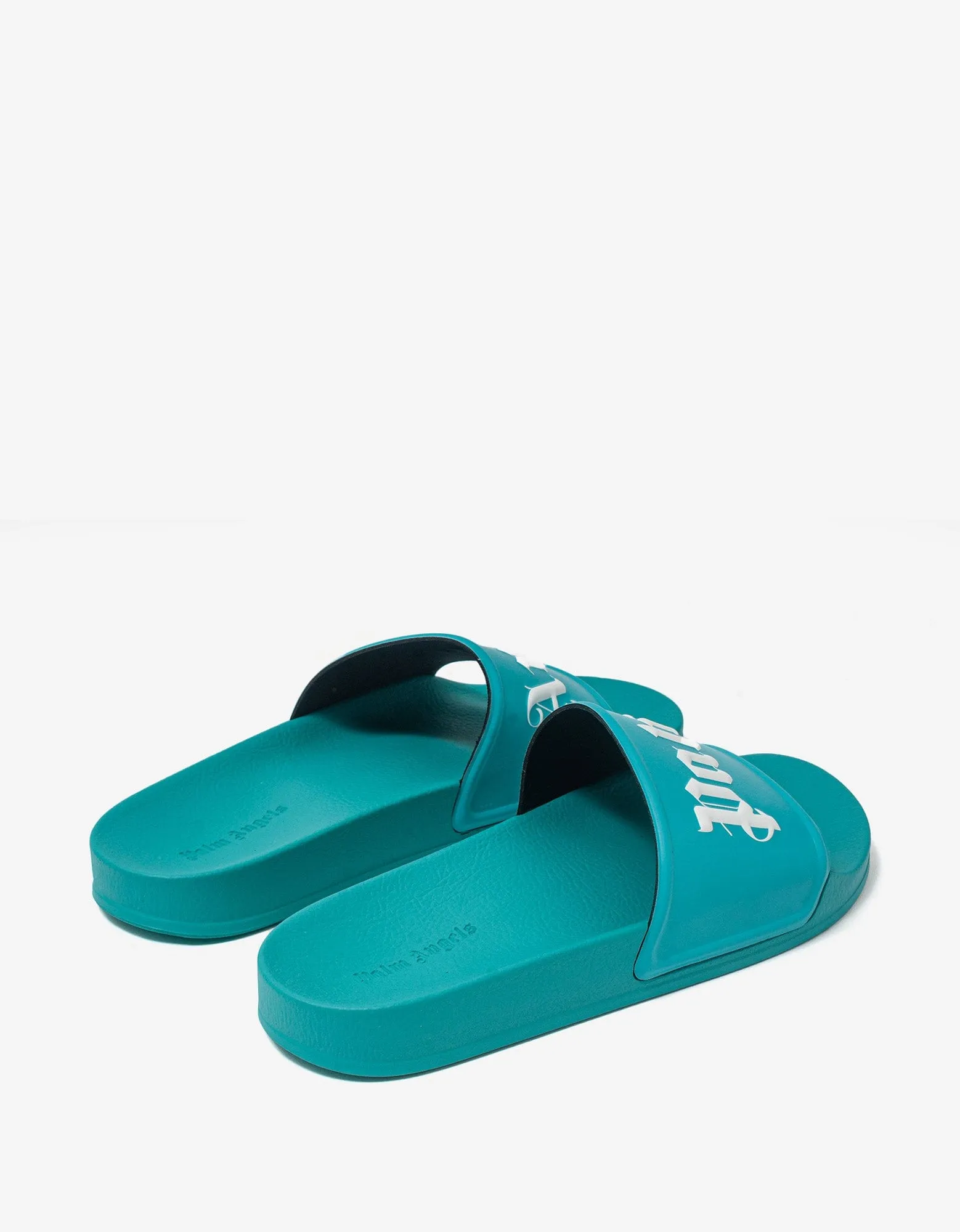 Light Blue Logo Pool Sliders