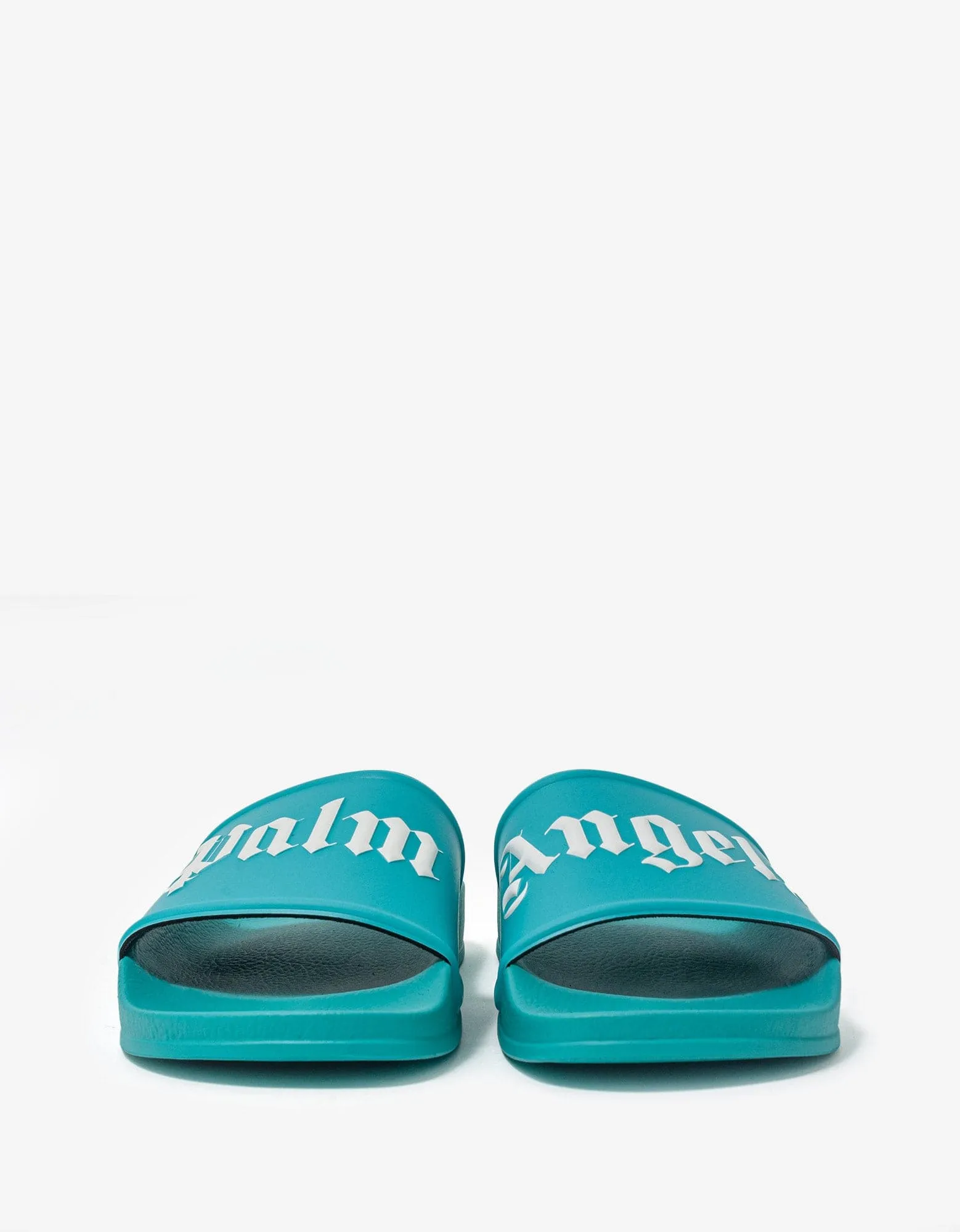 Light Blue Logo Pool Sliders