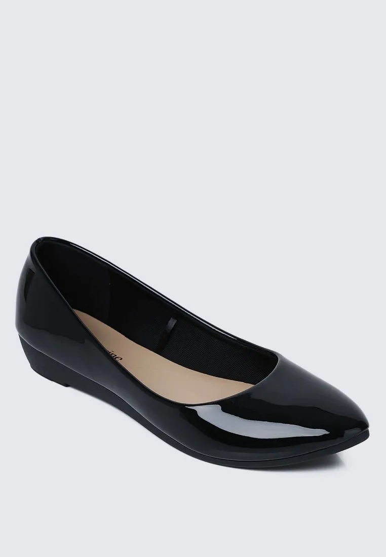 Lunna Comfy Ballerina In Black