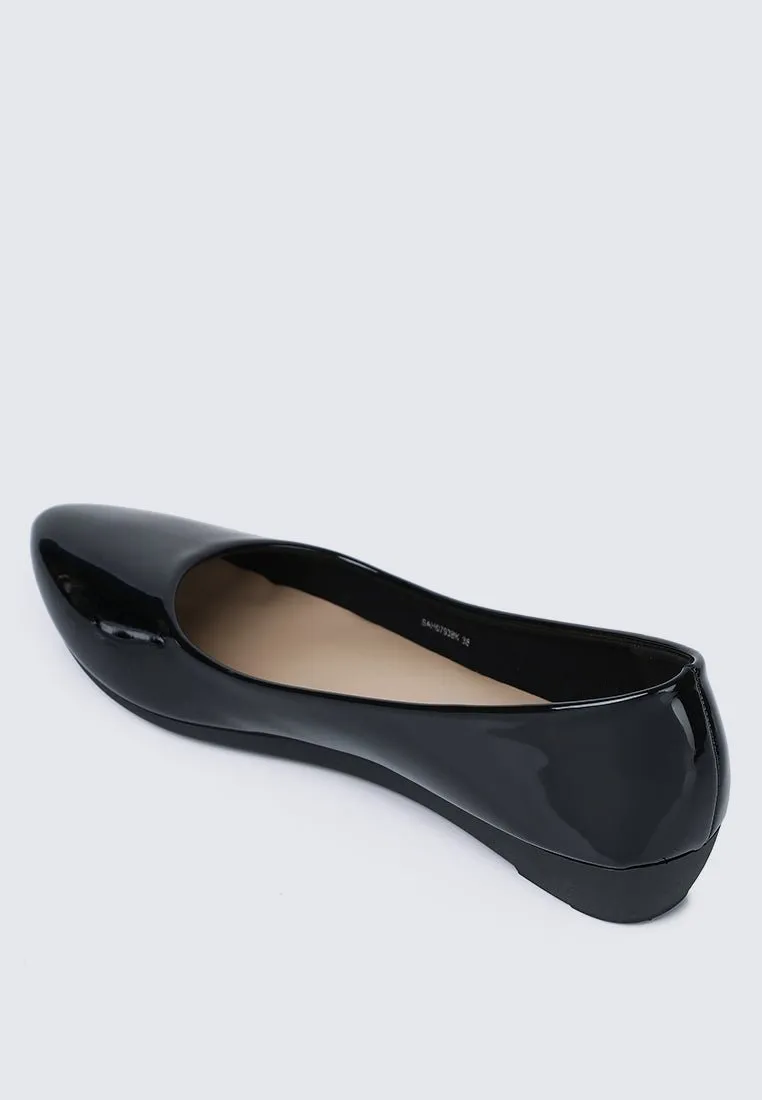 Lunna Comfy Ballerina In Black