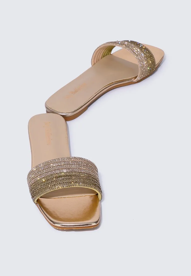 Luz Comfy Sandals In Rose Gold