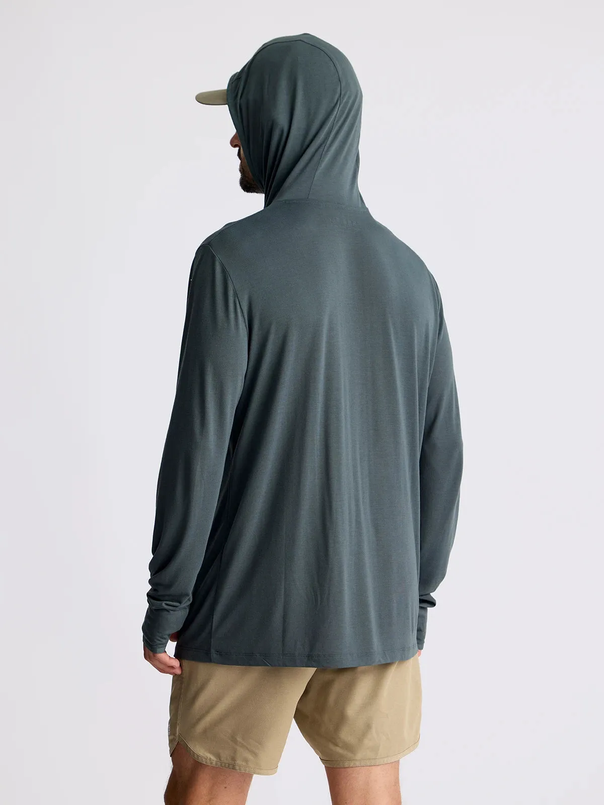 Men's Bamboo Lightweight Hoodie - Midnight