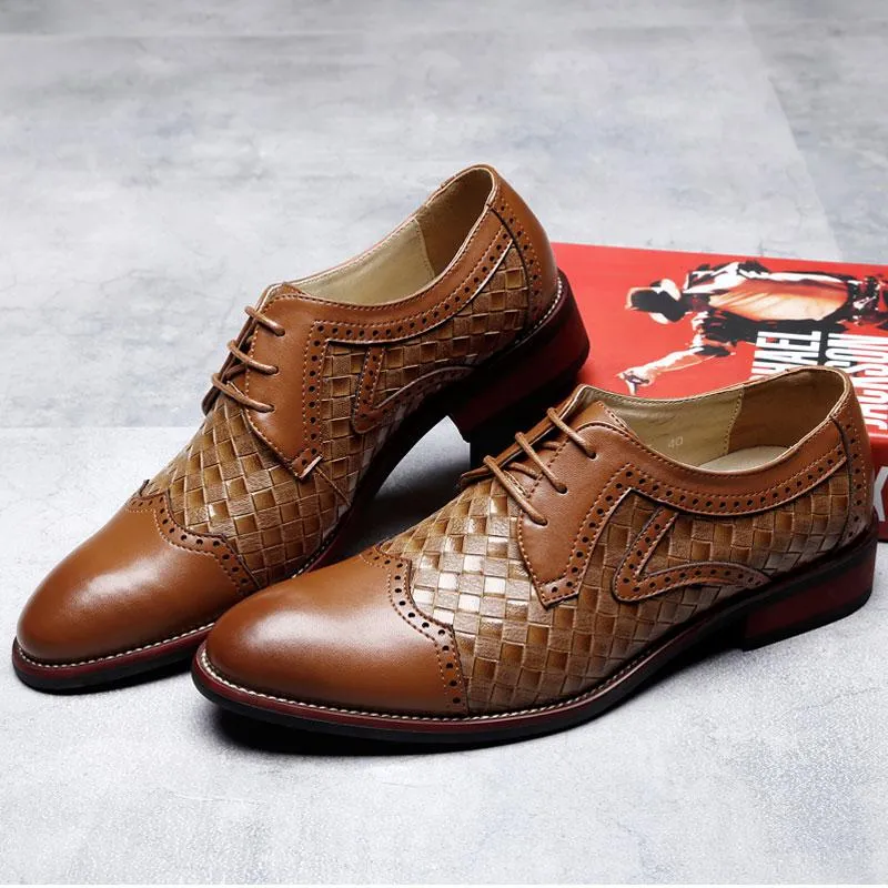 Men's Casual Breathable Leather Oxfords