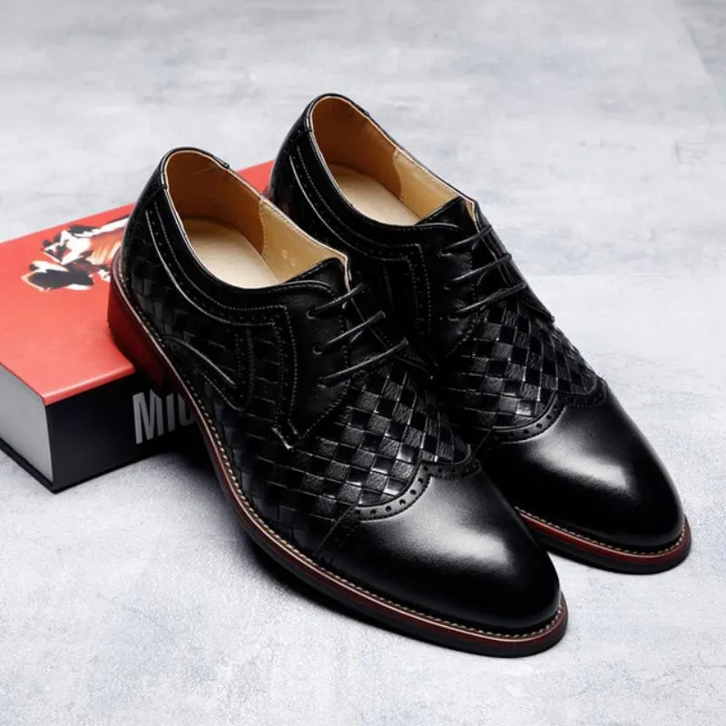 Men's Casual Breathable Leather Oxfords