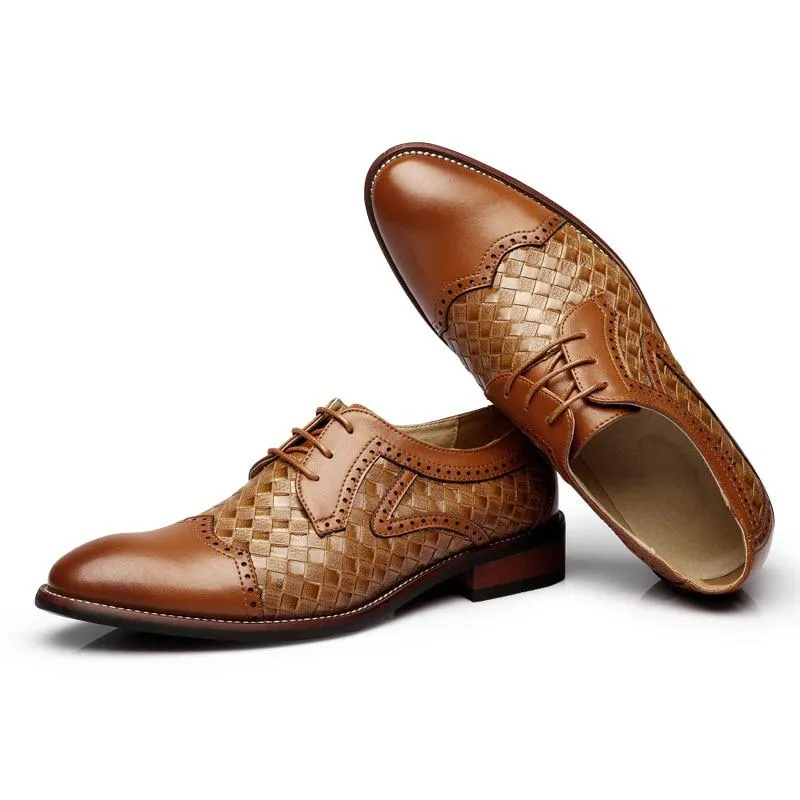 Men's Casual Breathable Leather Oxfords