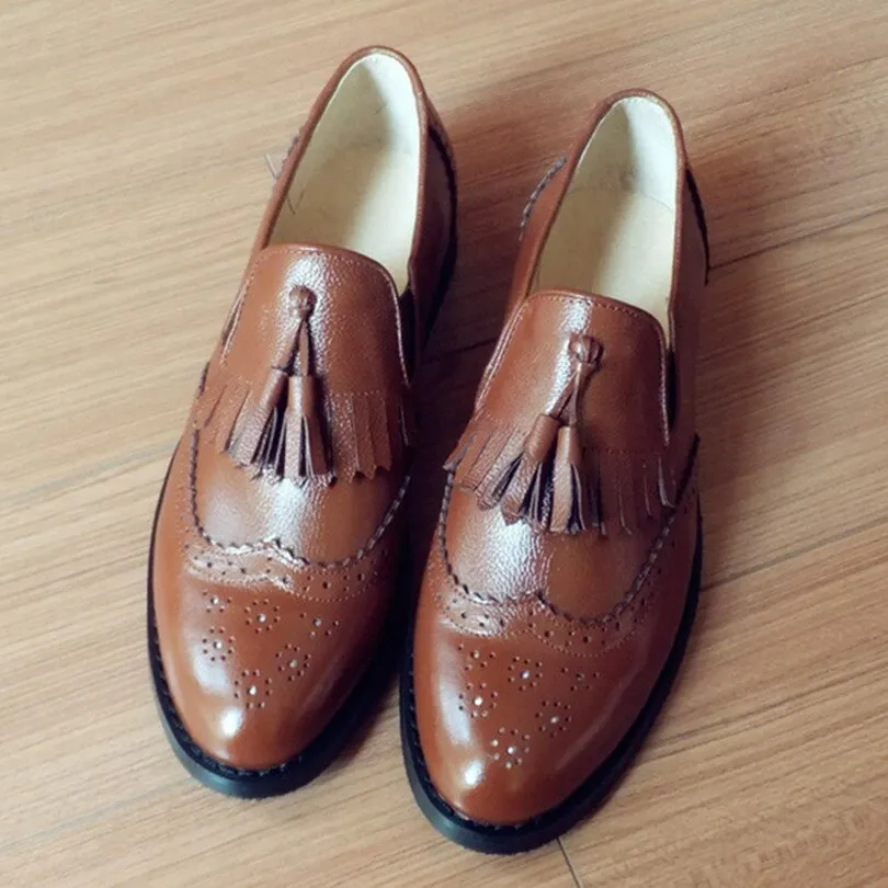 Men's Casual Genuine Leather Oxfords