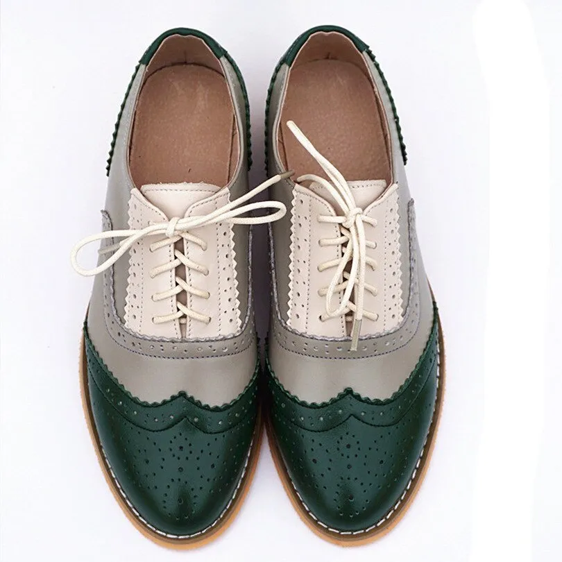 Men's Casual Genuine Leather Oxfords