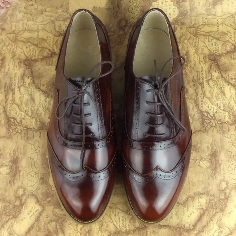 Men's Casual Genuine Leather Oxfords