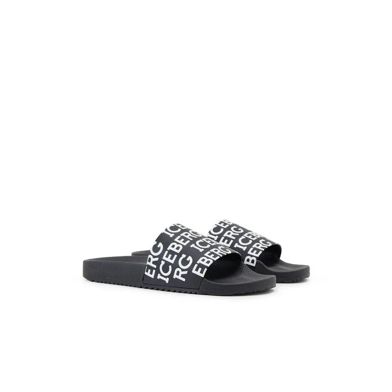 Men's Iceberg Black Pool Slides