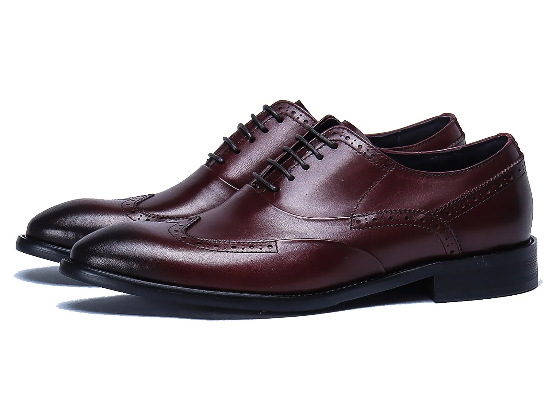 Men's Leather Oxfords Lace-up Brogues