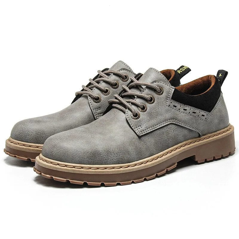 Men's Leather Waterproof Oxfords