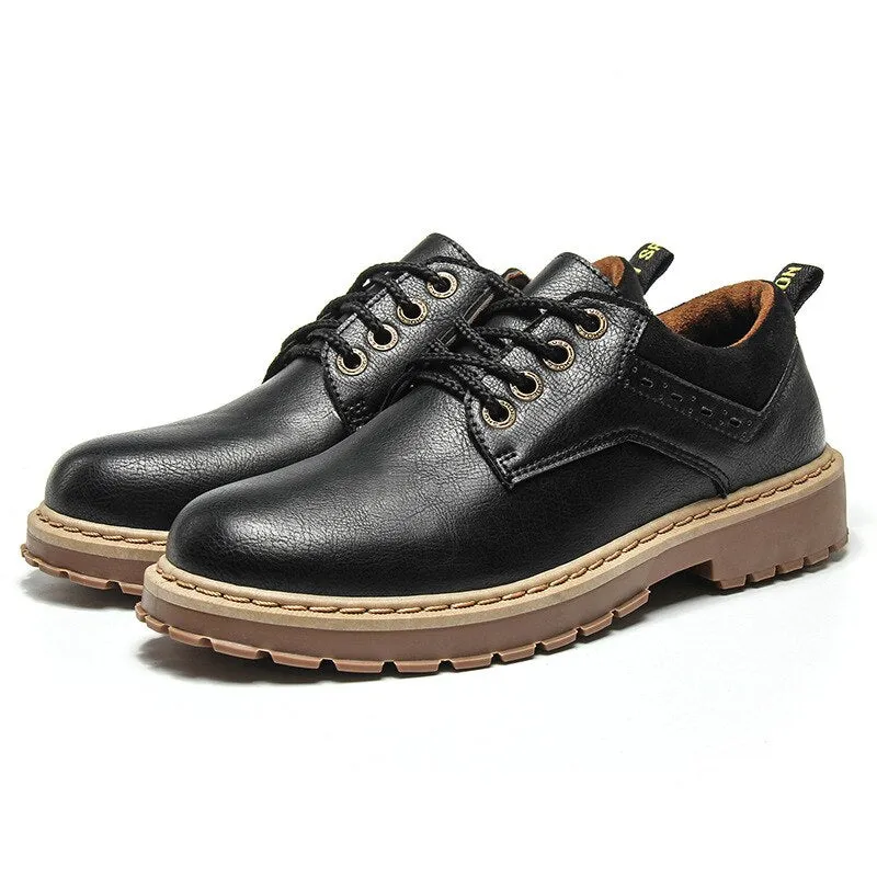 Men's Leather Waterproof Oxfords