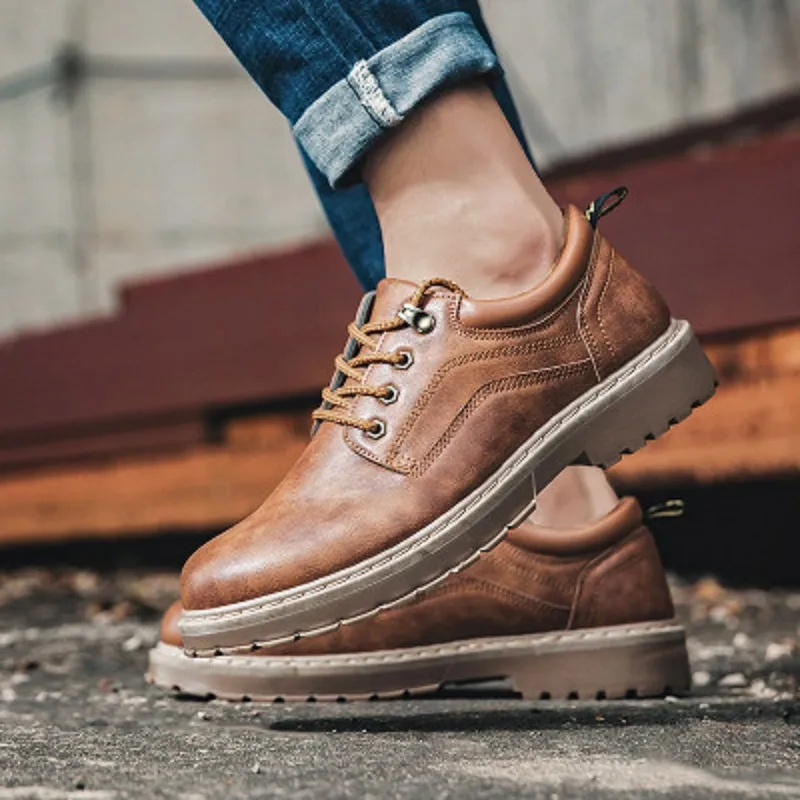 Men's Leather Waterproof Oxfords