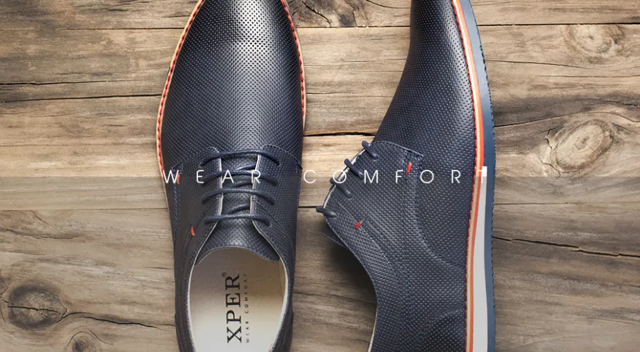 Men's Spring Autumn Casual Breathable Shoes | Lace-Up Men's Flats