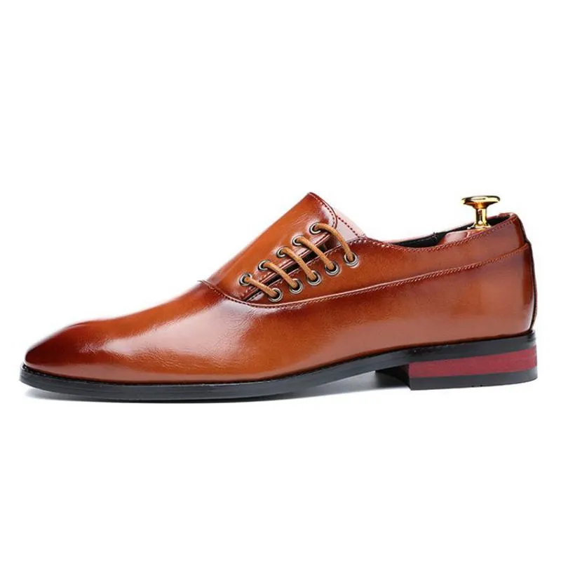 Men's Spring Casual Leather Shoes | Plus Size