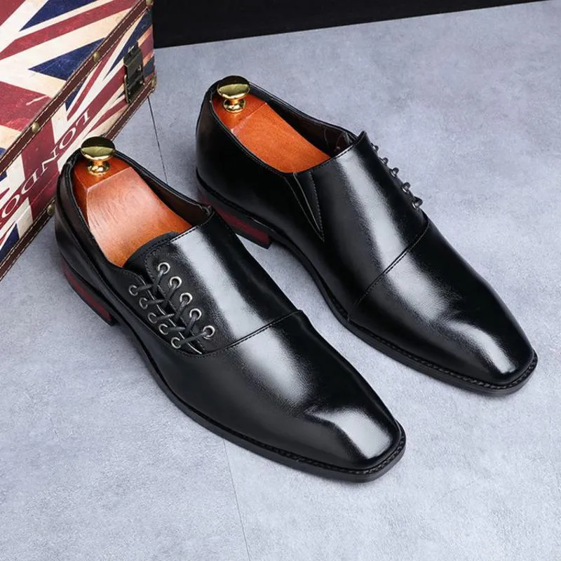 Men's Spring Casual Leather Shoes | Plus Size